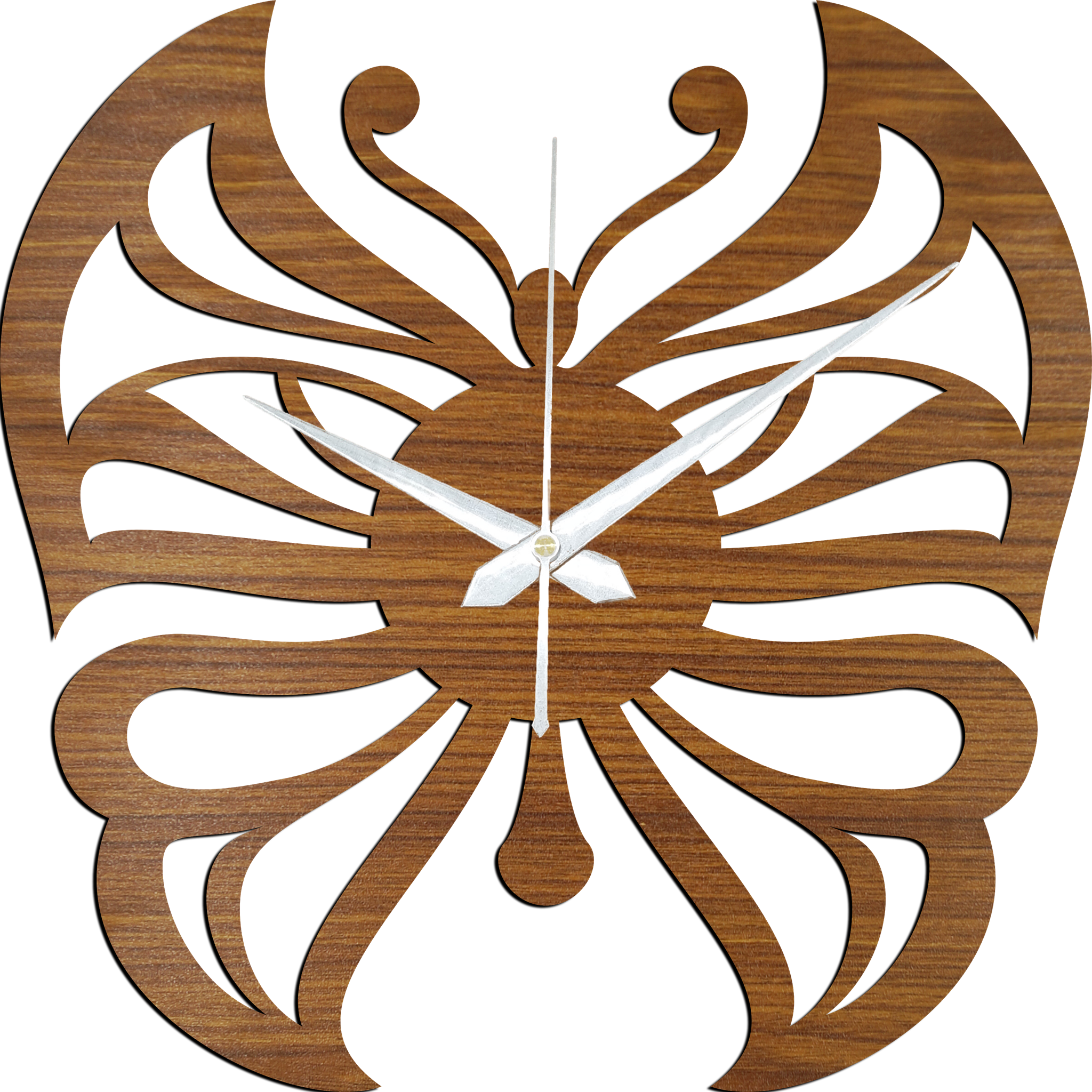 Picture of Add a Unique Touch to Your Home Decor with the Beautiful Butterfly Wall Clock | Thickness 2 m.m. | Thin Wall Clock.